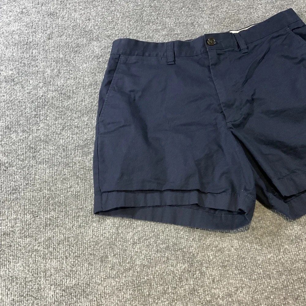 J.Crew Mens 5 Inch Inseam Chino Shorts Navy Blue Size 31 Cotton Summer Oarsman